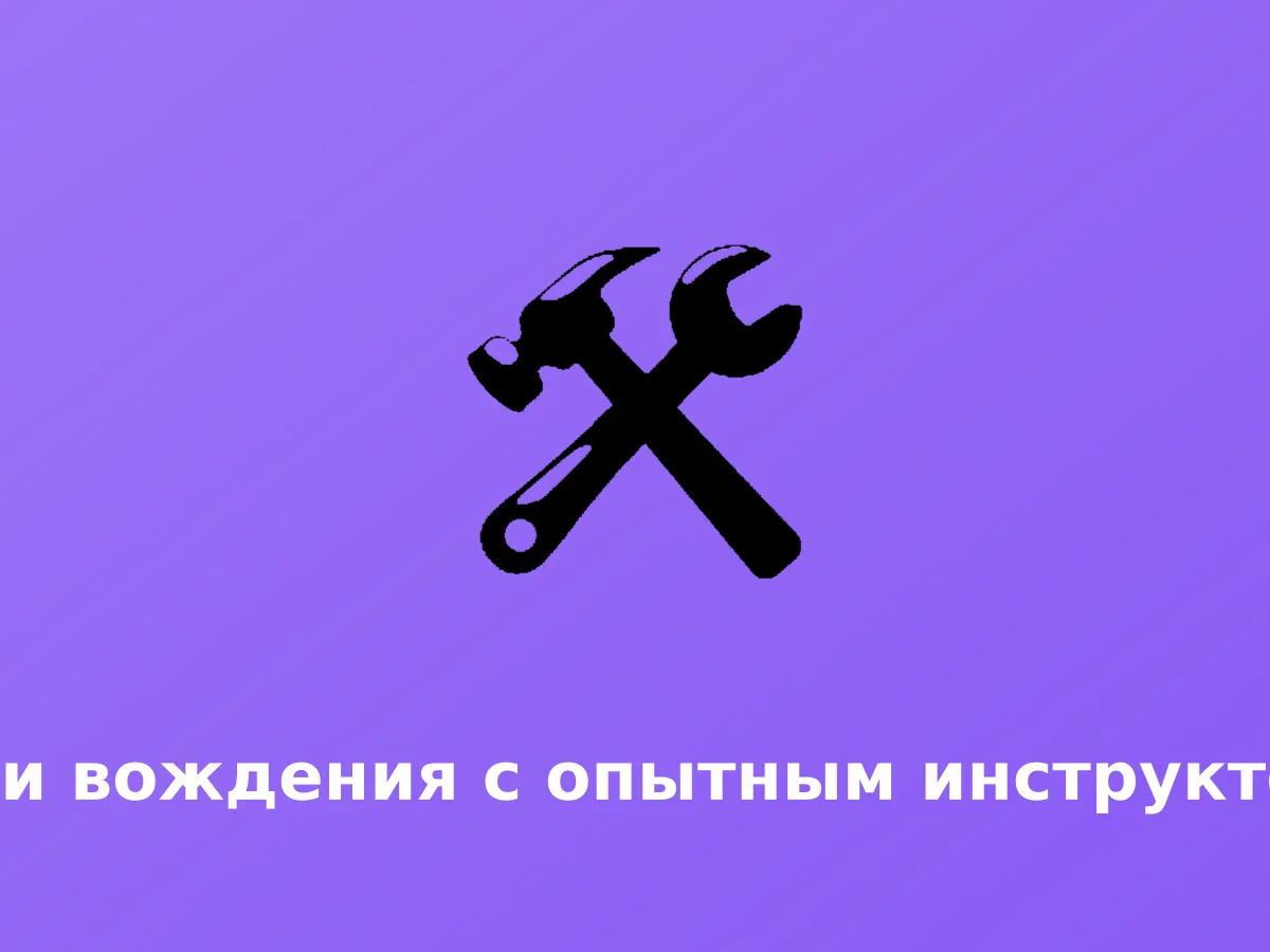 Მართვის გაკვეთილები გამოცდილ ინსტრუქტორთან ერთად